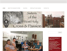Tablet Screenshot of passionistsisters.org